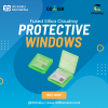 Original Raytools Protective Windows Fused Silica Cloudray - Top